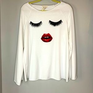 Fun and Funky Lip Sweater